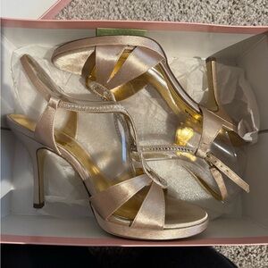 Gold heels size 8.5